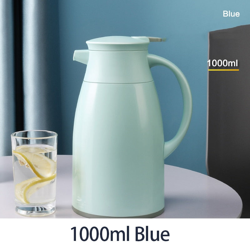 LIXIDIAN Insulation Pot Thermos Kettle 1500ml Household Insulation Pot  Glass Liner Kettle Make Tea Coffee Portable Travel Keep Warm Smart Water  Kettle